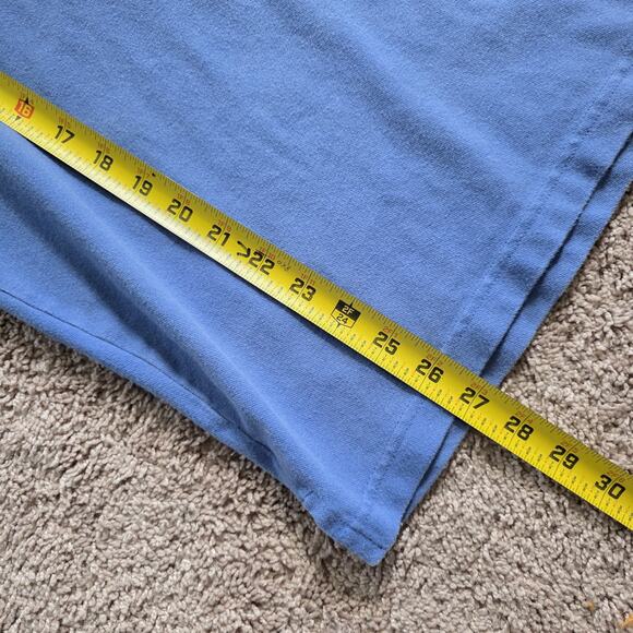 Vintage Y2K Hollister Shirt Men L Blue Ombre Embroidered Logo Tee Surf Skater - Picture 7 of 8